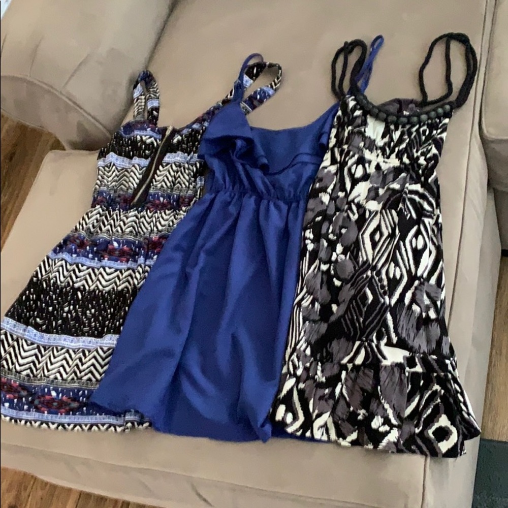 Bundle of 3 dresses